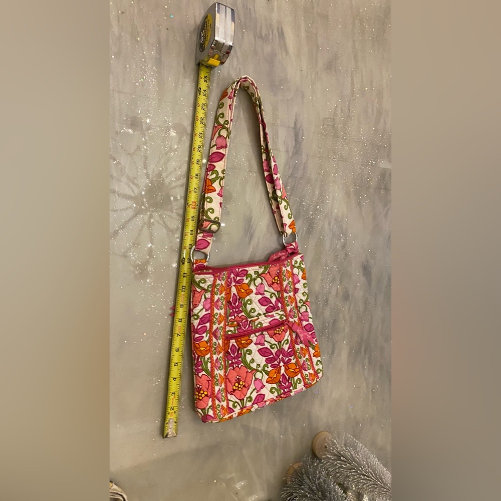 VERA BRADLEY Mailbag Crossbody Purse Hipster - Lilli Bell Pink